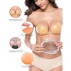 Wingslove Adhesive Bra Sticky Strapless Push up Invisible Reusable Self