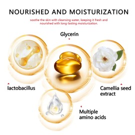 NULANCITIDE 150ML/5.07Fl oz Pore Deep Cleansing Oil, Gentle Foaming Hydrating Facial Cleanser, Makeup Blackhead Remover, Oil Cleanser for Face, Sensitive, All Skin