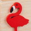 Relaxdays Flamingo Wooden Pen Holder (H x W x D):