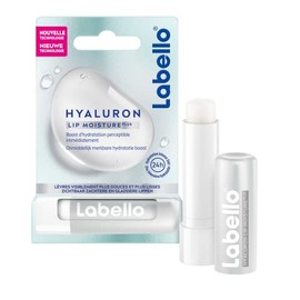 LABELLO Hyaluronic Moisturiser (1 x 5.2 g), Lip Balm with Ultra Moisturising and Plumping Formula, Hyalyronic Acid Moisturiser for Smooth Lips