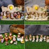 Colorful Nativity Scene Figurine Set Cute Animals Rugged Lightweight Reliable