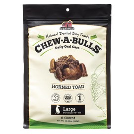 Redbarn Chew-A-Bulls (Size: Medium | Shape: Toad | 12-Count (Case of 8))