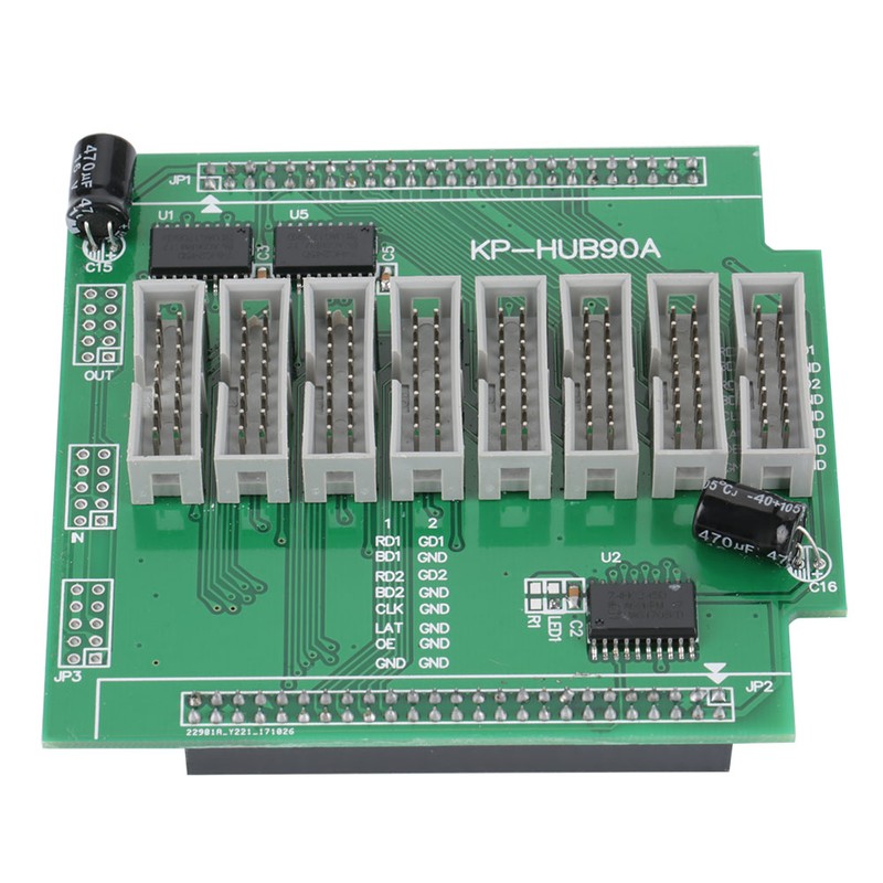Adapter Board for LED Display Control System with 8 Output