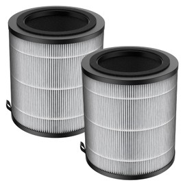 JF100 Replacement Filter, 3-in-1 Pre-Filter, HEPA and Activated Carbon Filtration System, 2 Pack