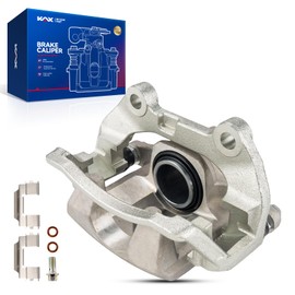 KAX Disc Brake Caliper Assembly for Bracket Compatible with Buick, Chevy, GMC, Isuzu, Olds and Saab Models - Rainier, SSR, Trailblazer, Envoy, Ascender, Bravada, 9-7x - Rear Left Driver Side