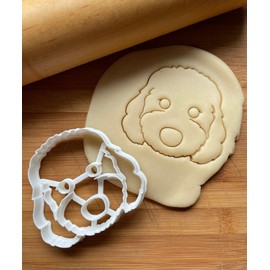 Sweet Prints Inc Mini Sheepadoodle Dog Cookie Cutter - Dishwasher Safe (2")