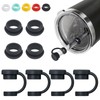 Straw Cover for YETI Cup, 4 Sets Silicone Spill Stopper