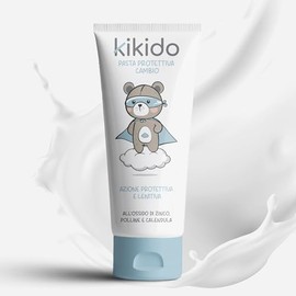 Kikido Baby Nappy Cream 100ml - Soothing Zinc Oxide Cream for Nappy Rash with Calendula and Pollen - Protective Barrier for Sensitive Skin - Gentle Natural Care & Delicate Scent - Newborn' Essentials