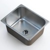 1-Compartment Drop-in Stainless Steel Boat/RV Sink Kit, 12.75x10.5x6 inches, with