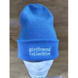HaT NWT Sold Out Womens Girlfriend Collective Baby Blue Beanie Hat One Size Fits All