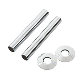 Arroll Pipe Shroud Kit Chrome 130 x 18mm