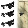 URDOGSL Heavy Duty Gate Latch with Padlock Hole Metal Thickened