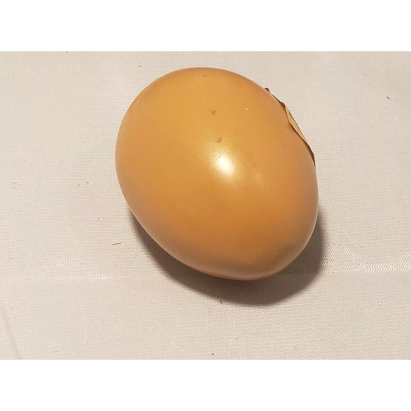 Brown Resin Large Chicken Egg - sold individually -2.25" H