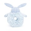Mousehouse Gifts - Rabbit Baby Rattle Toy, Blue Cotton Comfort