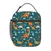 ainori Reusable Dinosaur Lunch Box for Men Kids Girls Boys