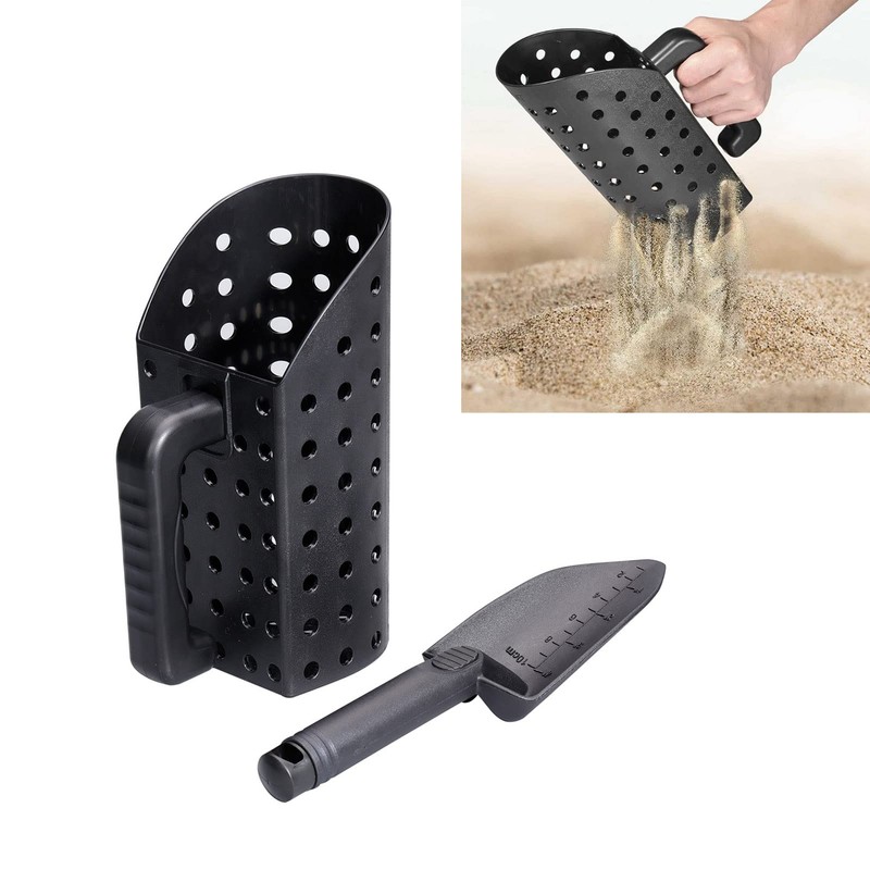 Sand Scoop and Shovel for Metal Detecting Beach Screen Treasure