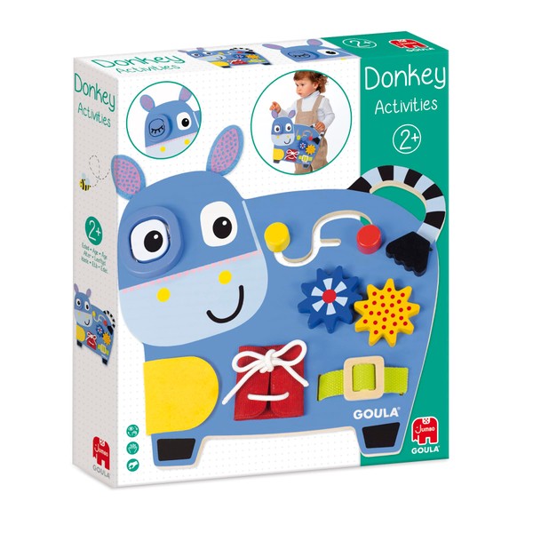 Goula Donkey Activities - Cause & Effect Wooden Toy for