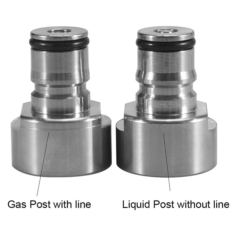 Ball Lock Keg Coupler Adapter - Stainless Steel Ball Lock