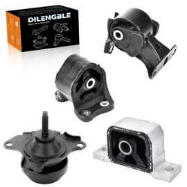 Engine Motor Mount & Trans Mount Replacement for 2002 2003 2004 2005 2006 CR-V 2.4L Auto Transmission, Engine Mount Set of 4 Replaces OE# A4504 50810S7D003 50810S9A013 A6597 50840S6M981