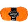 421709 50g 80m Neon Orange - Acrylic Double Knit Wool