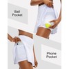 ThreeH Women's Tennis Skirts Stretch High Waisted Golf Skorts Running