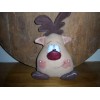Artist PATTERN~ PRIMITIVE CHRISTMAS REINDEER WREATH HANGER DECOR PATTERN