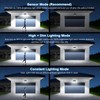 SEZAC Solar Lights Outdoor - 150 LED, 6 Pack with