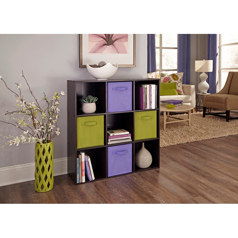 ClosetMaid 4187 Cubeicals Organizer, 9-Cube, Chocolate