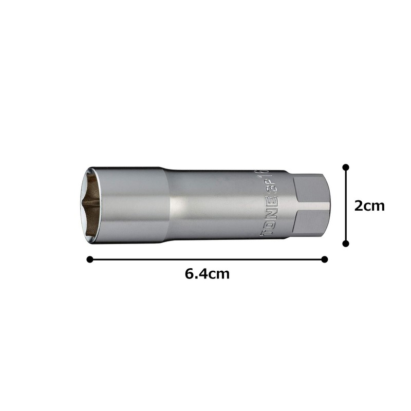 TONE Plug Socket (Hexagonal with Magnet) 3P-16S, Drive Angle 0.3