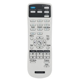 PERFASCIN Replacement Remote Control fit for Epson Projector Remote VS240 VS340 VS345 EB-W04 EB-X31 EB-U04 EB-U32 EX3240 EX5250 PRO H719A PowerLite 1224 PowerLite S31+/ W04+/ W32+/ X36+