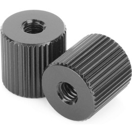 ChromLives 2Pack Tripod Nut Barrel Nut Connection Nut with 1/4"-20 Thread Hole for Articulating Magic Arms Tripod Rigs Replacement