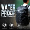 SINAIRSOFT Backpack Rain Cover 40L-45L waterproof sunscreen Black
