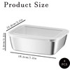 Food Containers with Lids Stainless Steel Snack Containers Leak Proof