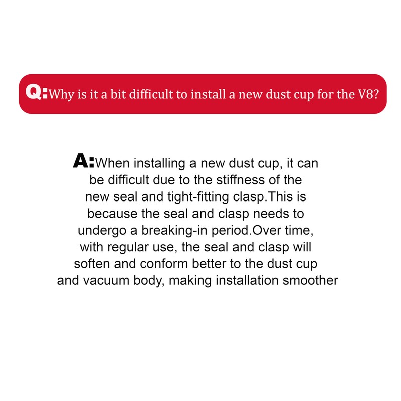Dust Bin & Canister Replacement Parts for Dyson V7 V8