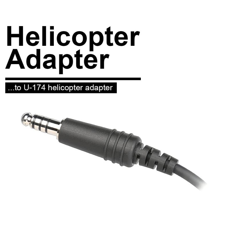 R SPIDER WIRELESS GA Headset to Helicopter Adapter
