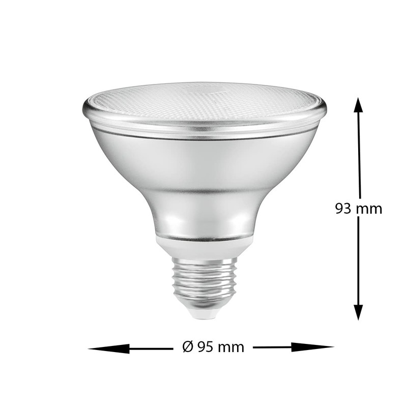 OSRAM LED Parathom PAR30, Socket: E27, Dimmable, Warm White, Replaces