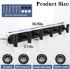Vanloory Coat Hook Rack, Wall Mounted Coat Rack with 12
