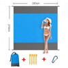 JZS Sand Free Beach Blanket, Oversized Lightweight Waterproof Large Picnic