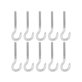 Yasorn 10-pack Edelstahl-Haken Schraube Schraube M4