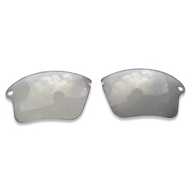 POLARLENS Polarised Replacement Lenses for Oakley Fast Jacket XL - Compatible with Oakley Fast Jacket XL Sunglasses (Clear)