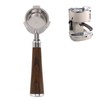 51mm Bottomless Portafilter 3 Ear Stainless Steel Wood Handle Detachable