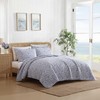 Laura Ashley - King Quilt Set, Breathable Premium Cotton Bedding