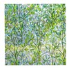 Qianly Privacy Window Film Static Cling Leaf Rainbow Sticker Decorative