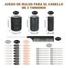 60 Tubos Para Rizar Cabello Abrazadera Plástica Para Cabello