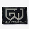 Grim Workshop Grim Grey Morale Patch with Hidden Pocket