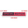 2 x Special Edition Car Sticker Black Red Car Motorcycle