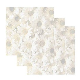 Daisies Sticky Notes - Set of 3 - Flower Design Floral Theme - Stationery Gift - Paper Memo Pad - Office Business School Supplies