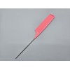 Salon Style Hair Comb for Girls, Convenient Design Tail Comb Pink 7ea