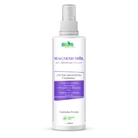 Bios Mineral Plant Magnesium Oil with Chamomile and Lavender - Natural Care for Skin and Muscles, Fast Absorption, Paraben-Free, Massage and Wellness Oil, 200 ml