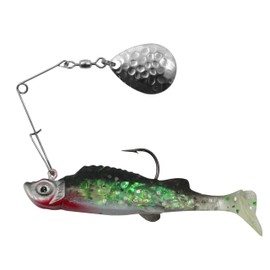 Northland Tackle MMS4-11 1/4 Oz. Mimic Minnow Spin Jig, Silver Shiner